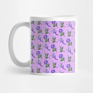 Sumeru Flowers Print (Purple) Mug